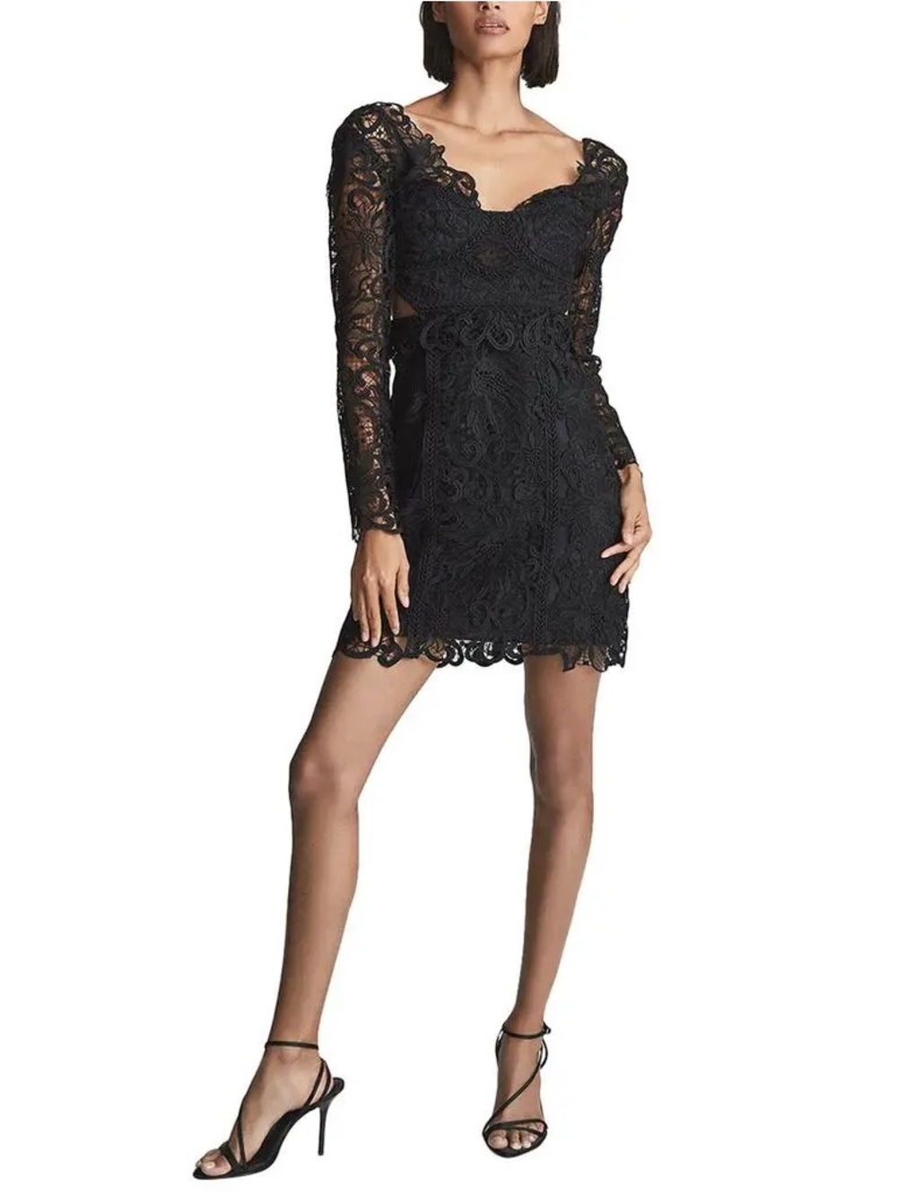NWT REISS Women’s Erica Lace Bodycon Dress - size 4